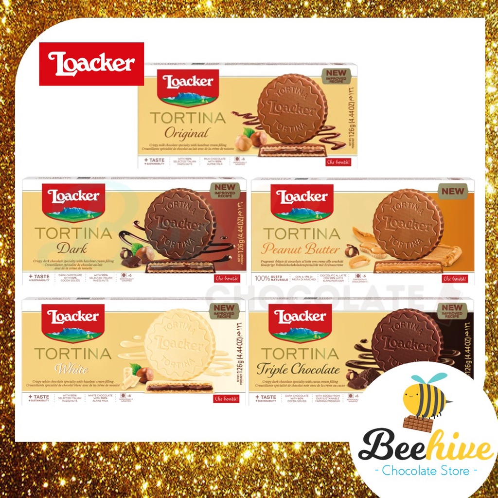 Loacker Tortina Chocolate Wafer 125g - 126g (Assorted Flavours)